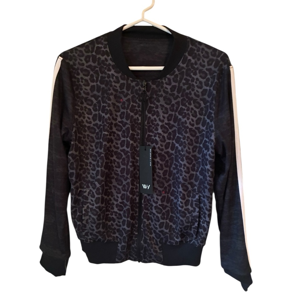 NWT WITH Wear it to Heart Reversible Lightweight Camouflage Bomber Jacket Size S - Picture 9 of 12